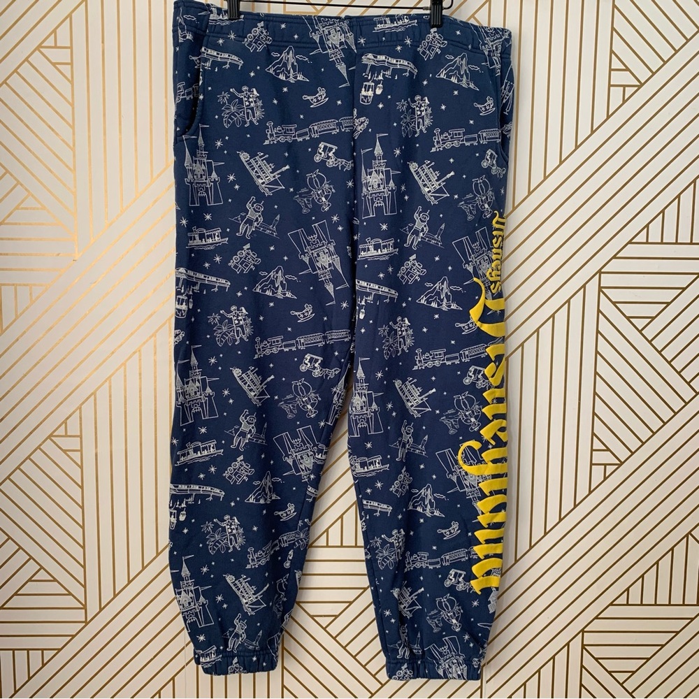 Disney Blue and Yellow Track Pants